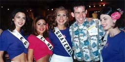 [ One of the infamous Miss Universe photos, courtesy David's friend Mark. ]